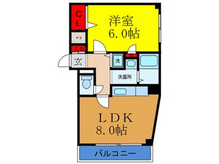 フローライト豊里Ⅱの物件間取画像